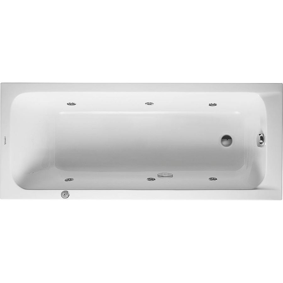 Whirlbad D-Code 1700x700 mm wit wit,VID.EMPLAC.poten, Jet Pr