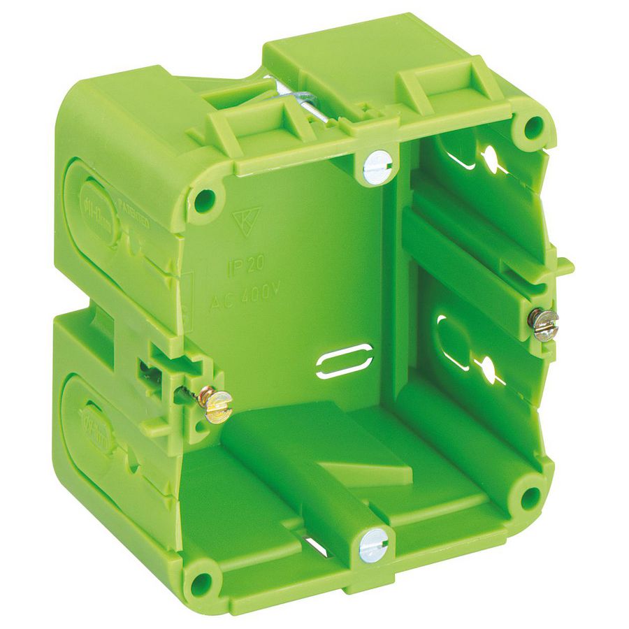 Kanaalinbouwdoos grijs isolatiespanning 400V AC VDE 36140701