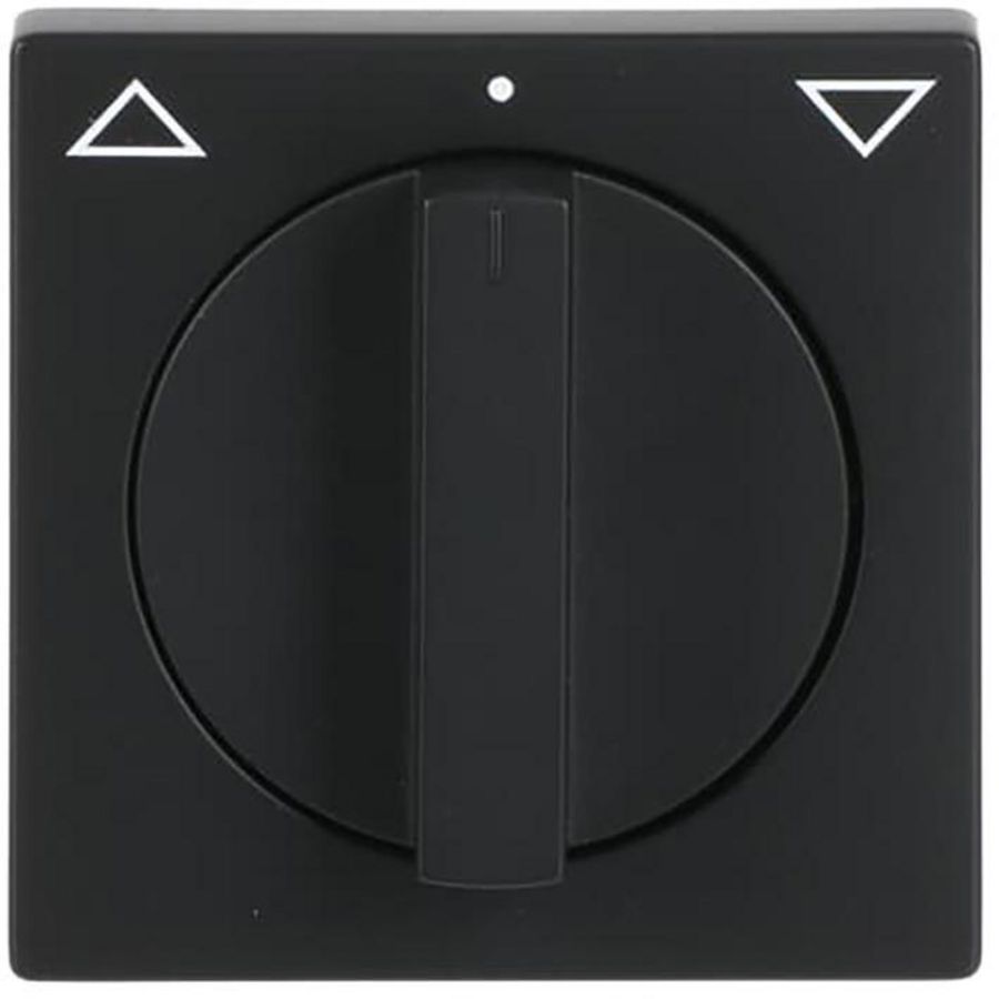 Centraalplaat + greep voor jal draai f-matzwart (1740-885)