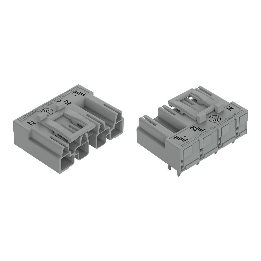 Steker printplaten HA 4-polig 770-854/011-000/060-000 VVE=50