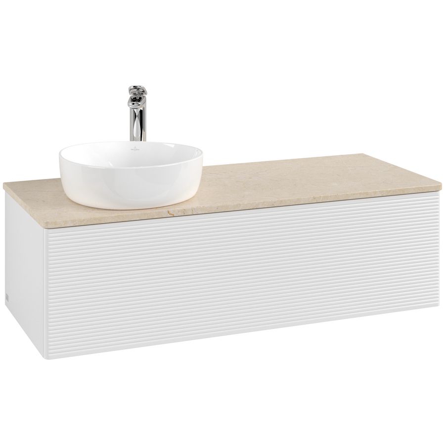 Wastafelonderkast Antao 1200x360x500mm G.White.L L33153GF