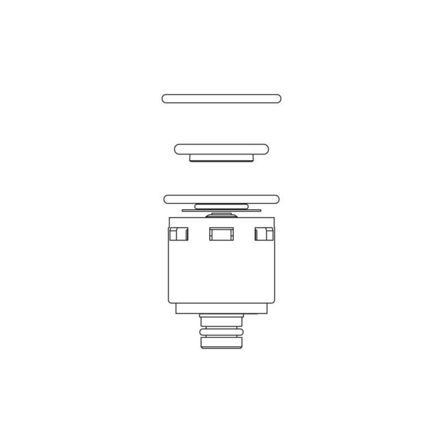 Renovatieset wastafel op tablet zelfsluiting 7sec