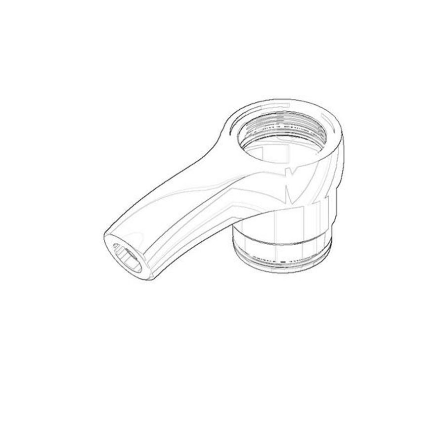 Lichaam 55x63x129mm chr