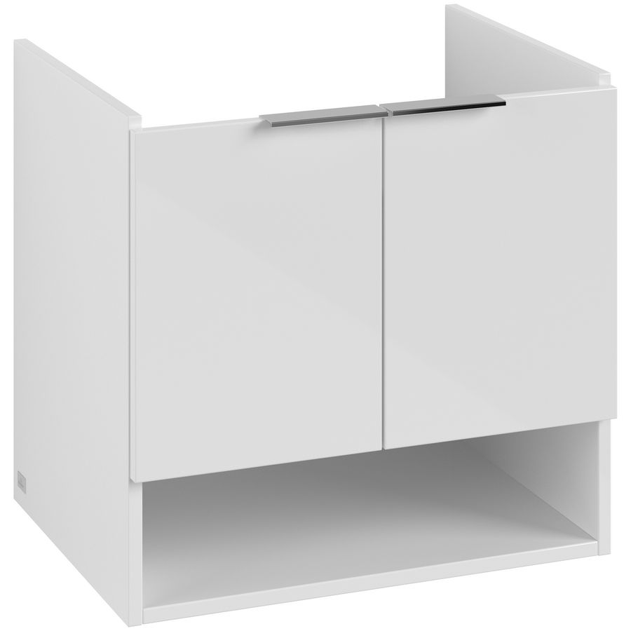 Wastafelonderkastkast ARCHITECTURA 550x520x420mm White B88900VS greep alu. glans