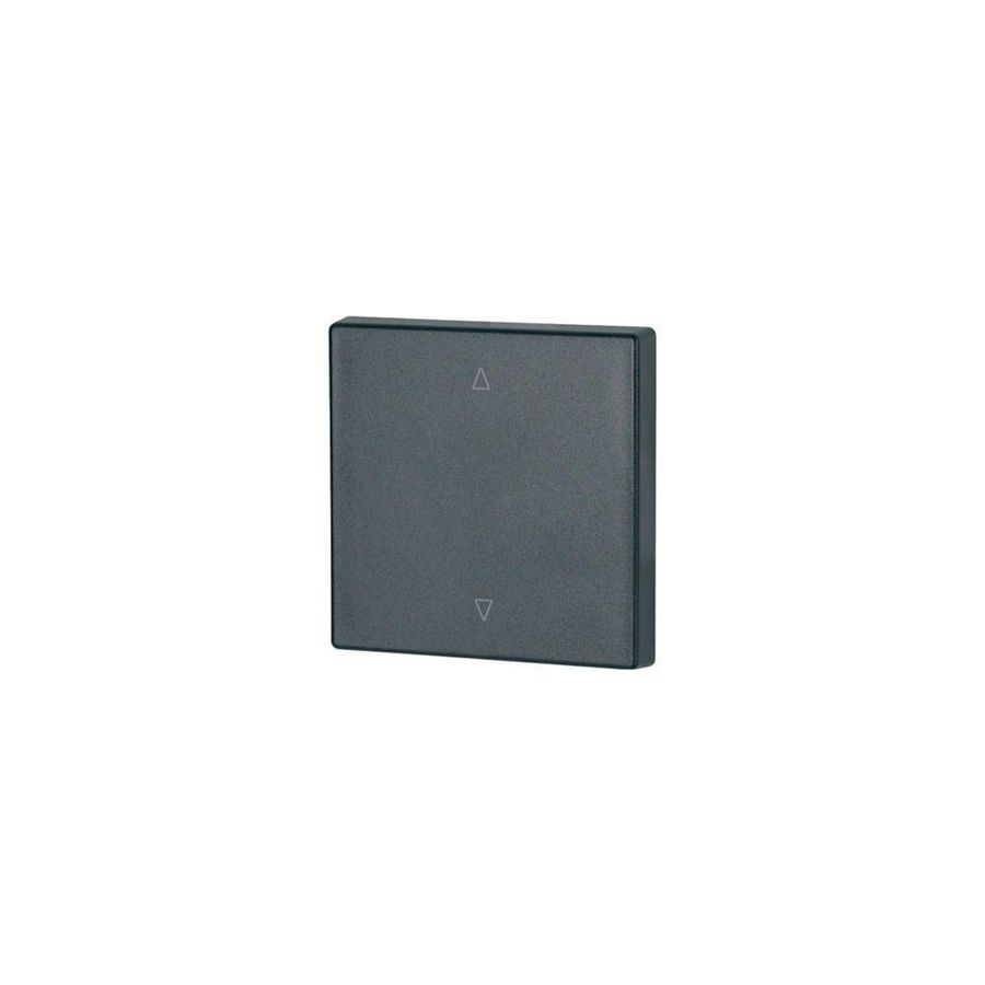 Schakelwip 1V zonder LED zonwering zwart mat