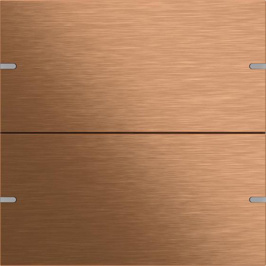 Wippenset 2-voudig tastsens.4.95 brons(PVD)