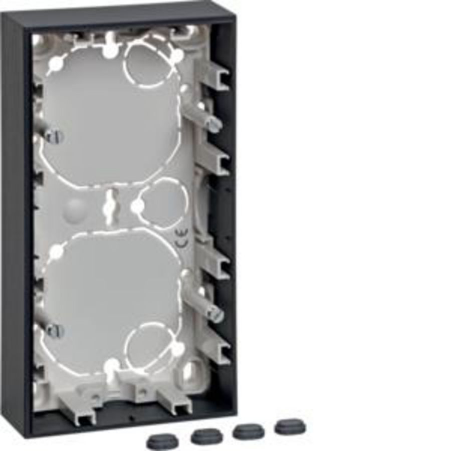 Renovatiebehuizing 2-v lage uitvoering berker S.1 antraciet