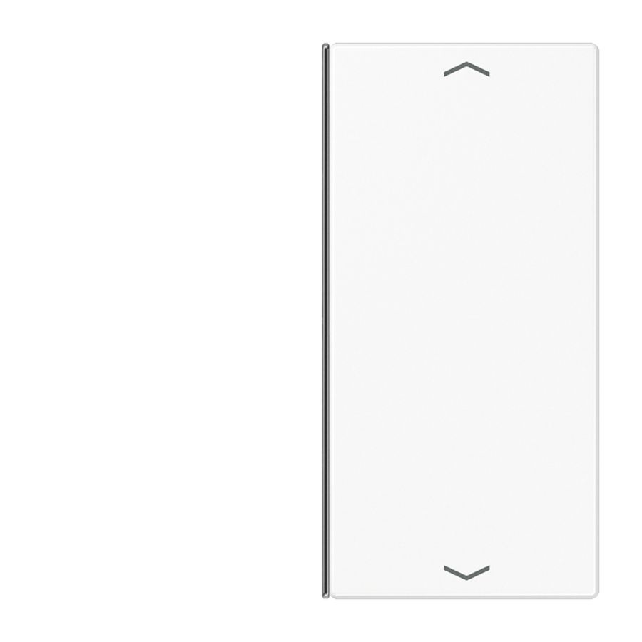 Tastafdekking 2-voudig pijl compleet LS alpin KNX