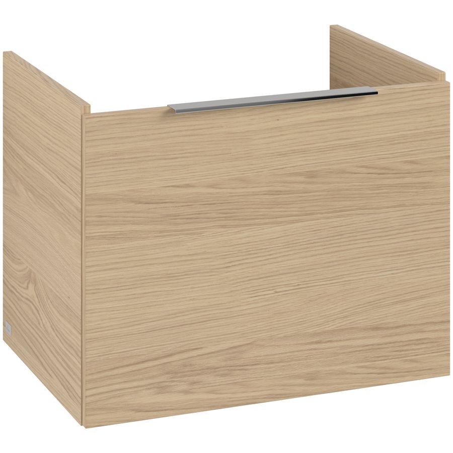 Wastafelonderkastkast ARCHITECTURA 600x470x420mm Nordic Oak greep alu. glans