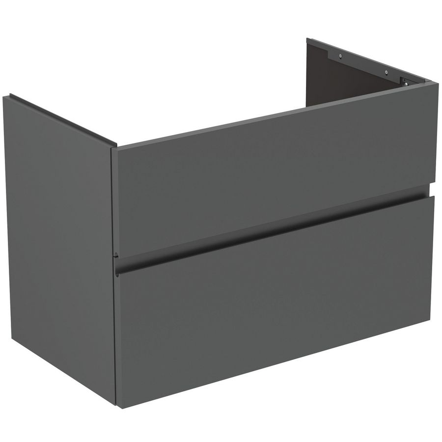Wastafelmeubel 800x440x545mm matt anthracite 2 laden Finesse