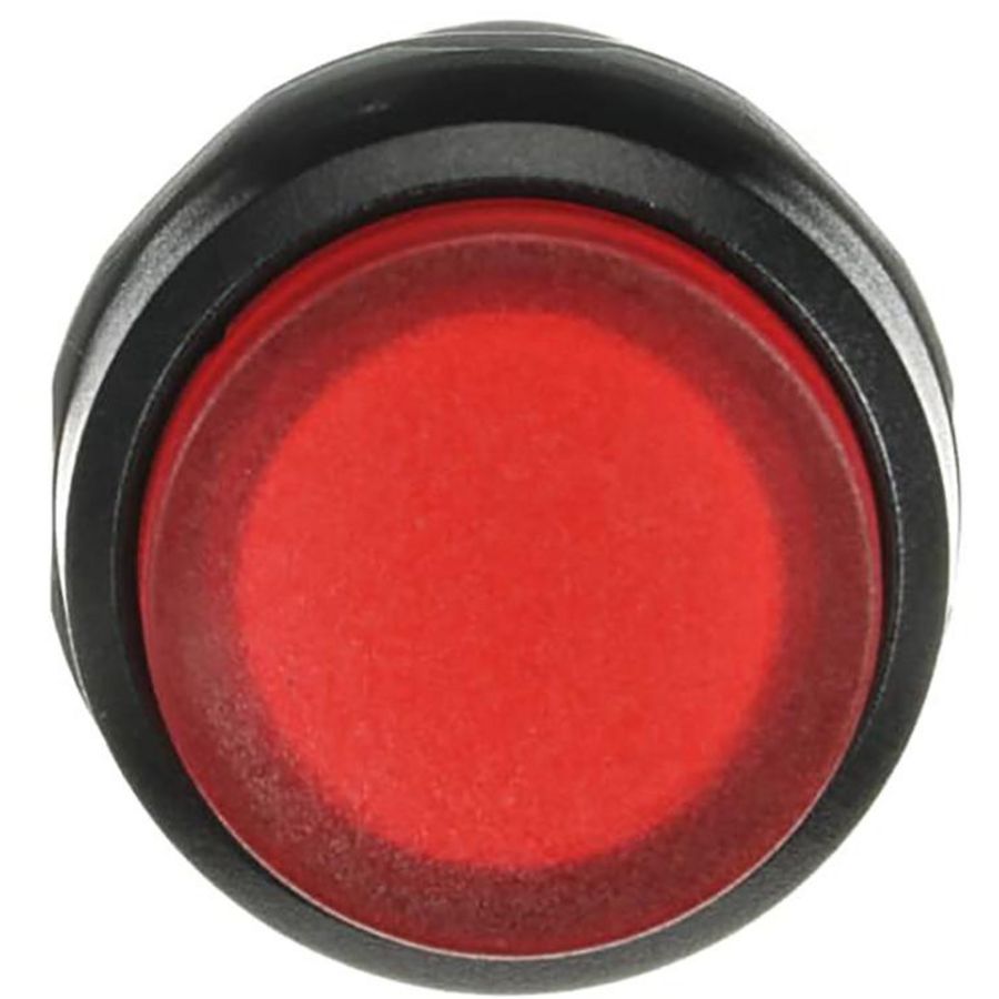 Verlichte drukknop rood 24V