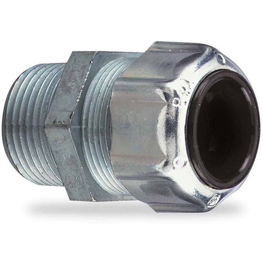 Rechte metalen wartel kabeldoorvoer 3,2-6,4mm NPT 1/2" 2520 VVE=25