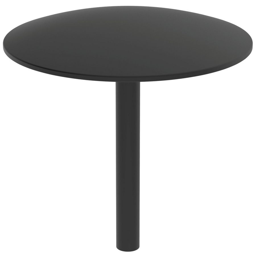 Round afvoerafdekking bad silk black