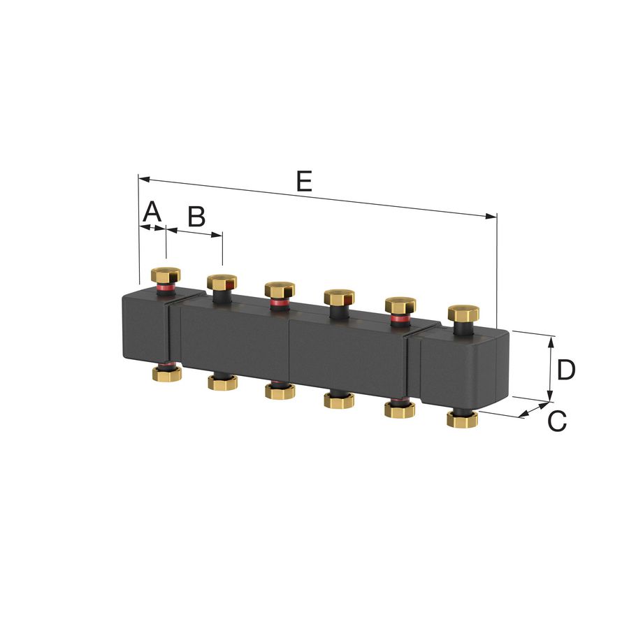 MeiFlow Top S Manifold for 5 HC