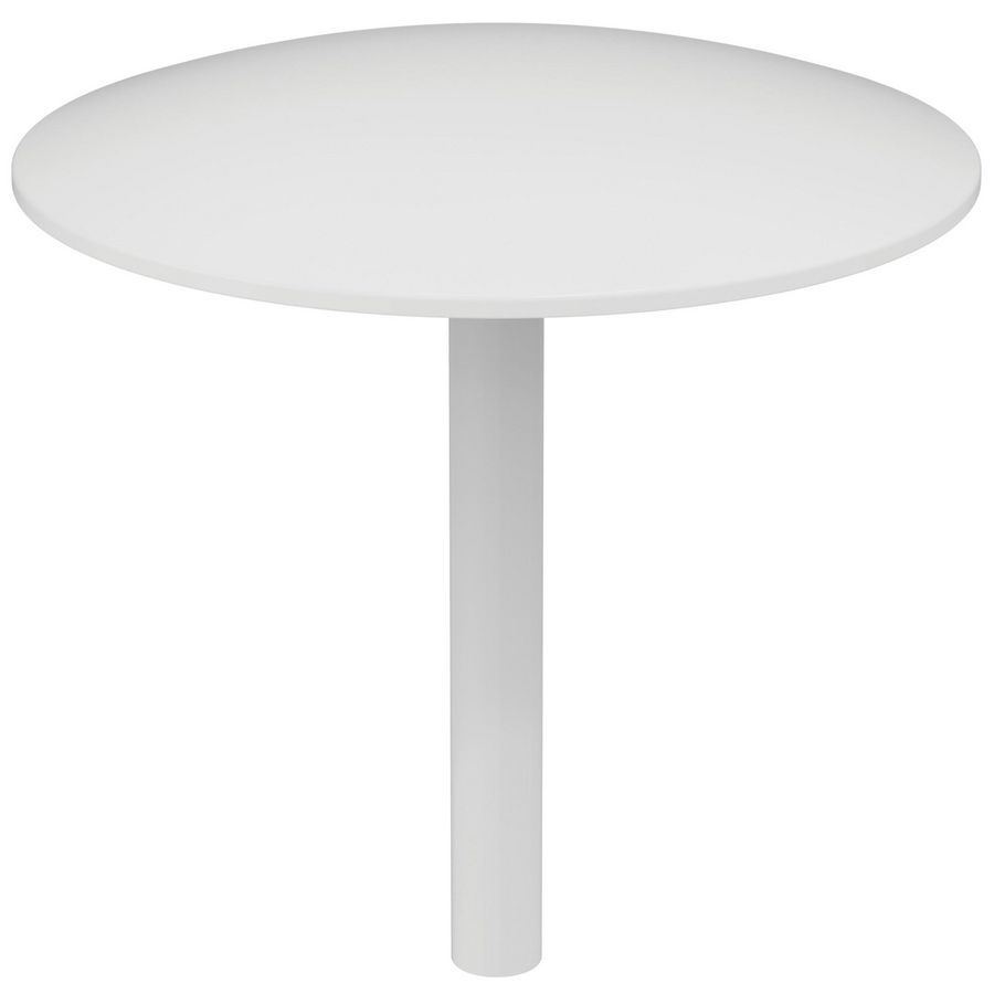 Round afvoerafdekking bad silk white