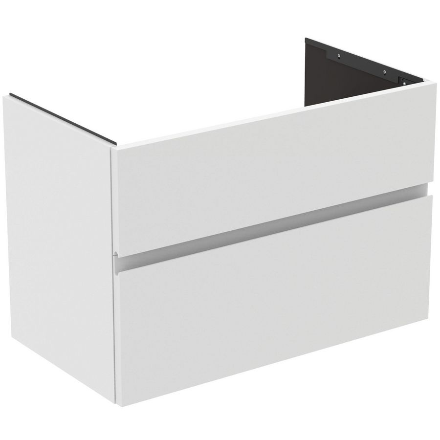 Wastafelmeubel 800x440x545mm matt white 2 laden Finesse