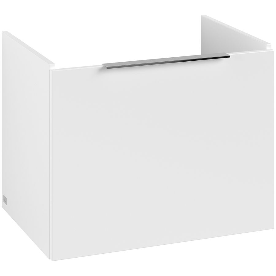 Wastafelonderkastkast ARCHITECTURA 600x470x420mm wit mat greep alu. glans
