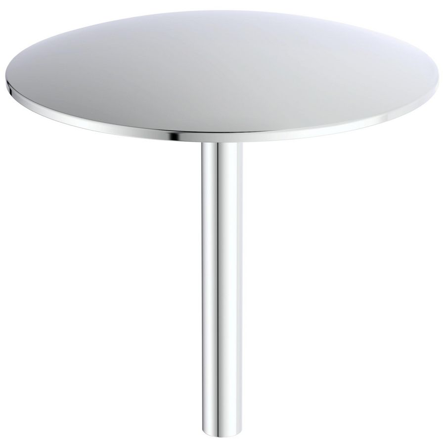 Round afvoerafdekking bad chroom