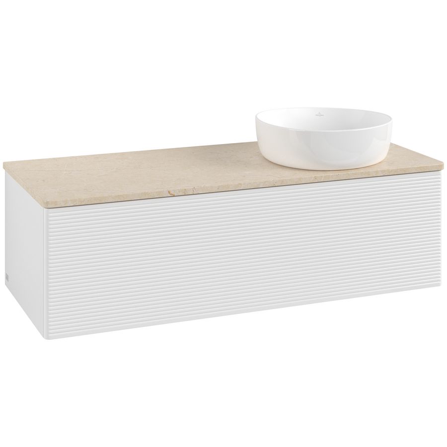 Wastafelonderkast Antao 1200x360x500mm G.White.L L34113GF