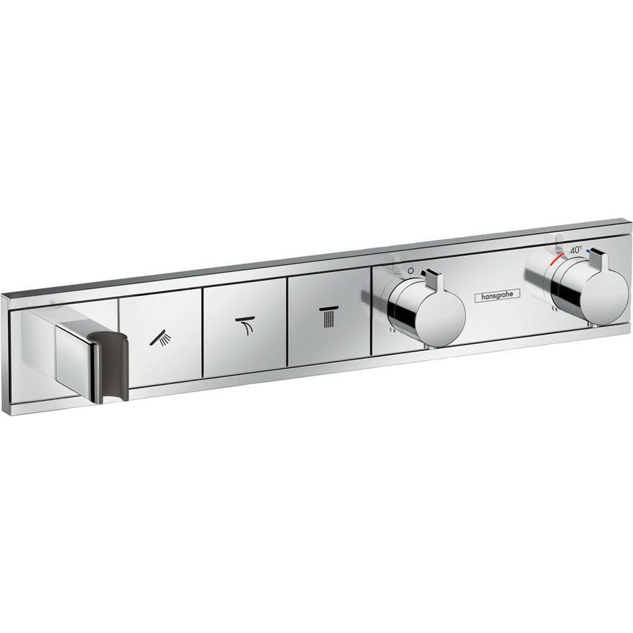 Afbouwdeel inbouwthermostaat RainSelect 3 functies 26l/min. chroom