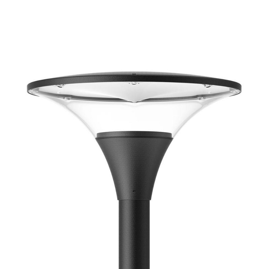 Post top light zwart 20/40/60W 2700K/3300K/4000K