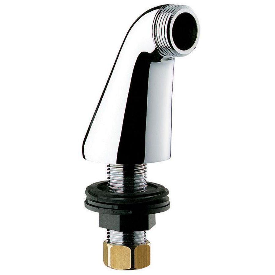 Koppeling hoog luxe M1/2" M3/4" H.70 Ø14 set 2st.