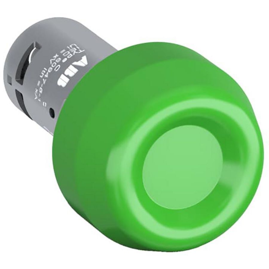 Drukknop groen momentbediening 2NO