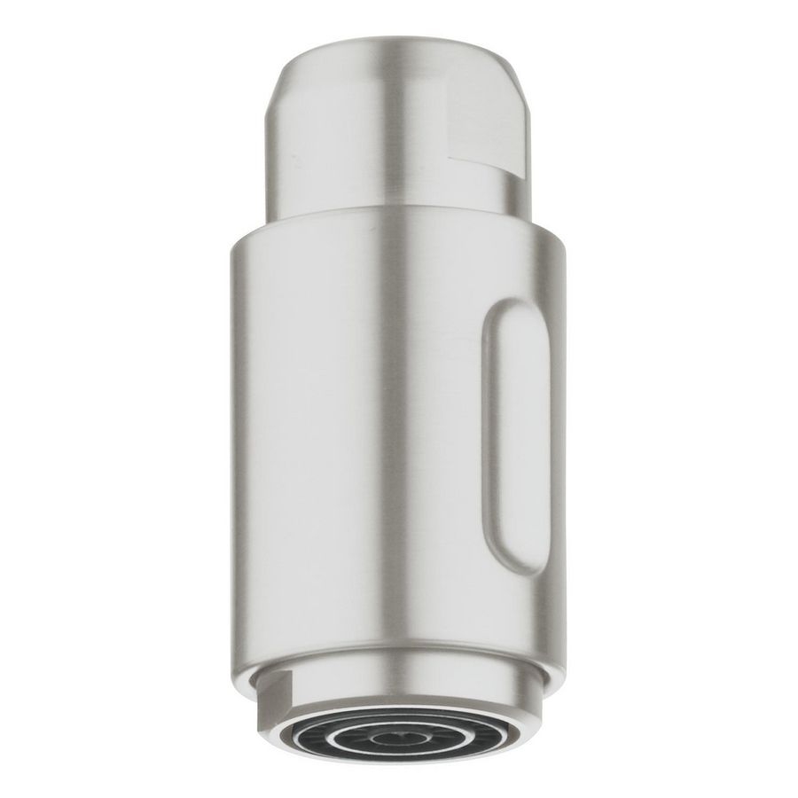 Uitrekbare handdouche supersteel (rvs look)