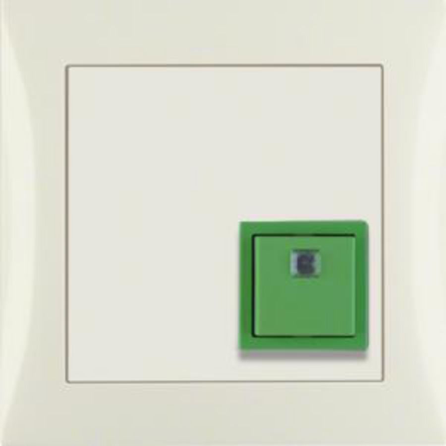 Noodoproepsysteem uitsch-/aanwezig berker S1/B.3/B.7 wit glans