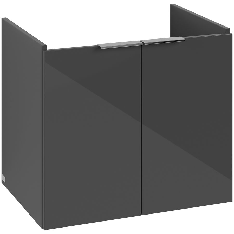 Wastafelonderkastkast ARCHITECTURA 600x520x420mm Grey greep alu. glans