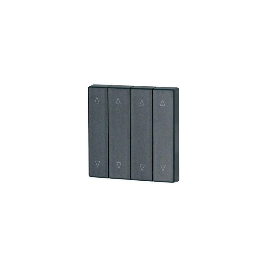 Schakelwip 4V zonder LED zonwering zwart mat