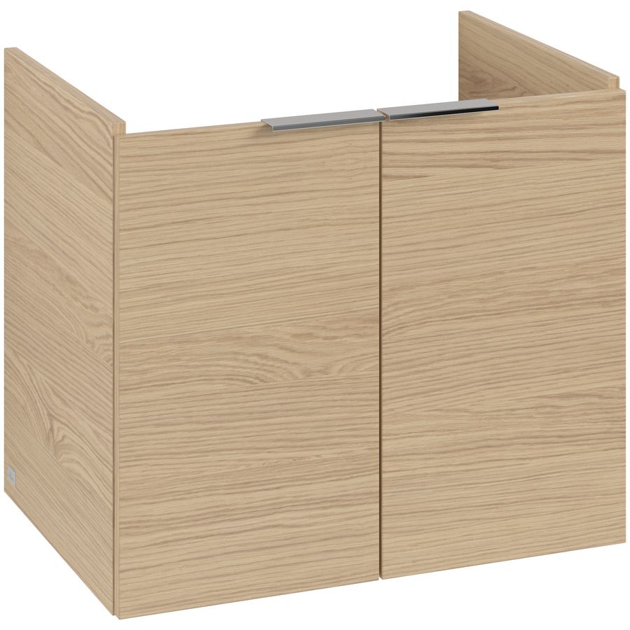 Wastafelonderkastkast ARCHITECTURA 600x520x420mm Nordic Oak greep alu. glans