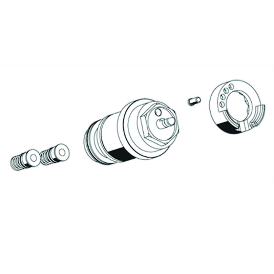 Cartouche zelfsluitend VITUS wanduitloop SC-M