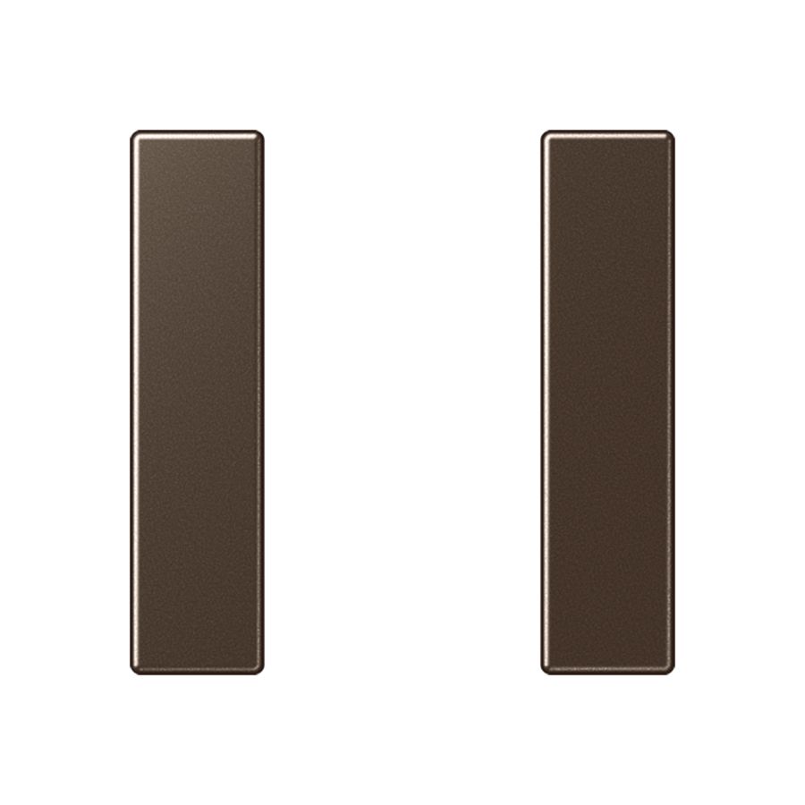 Tastafdekking compleet 1-voudig A500 mokka KNX