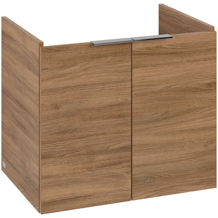 Wastafelonderkastkast ARCHITECTURA 600x520x420mm Oak Kansas greep alu. glans