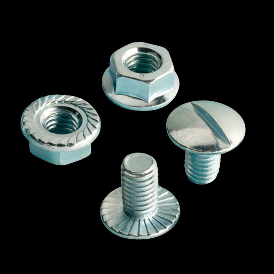 Kraagbout en kraagmoer M6x10 verzinkt verpakt VVE=1200