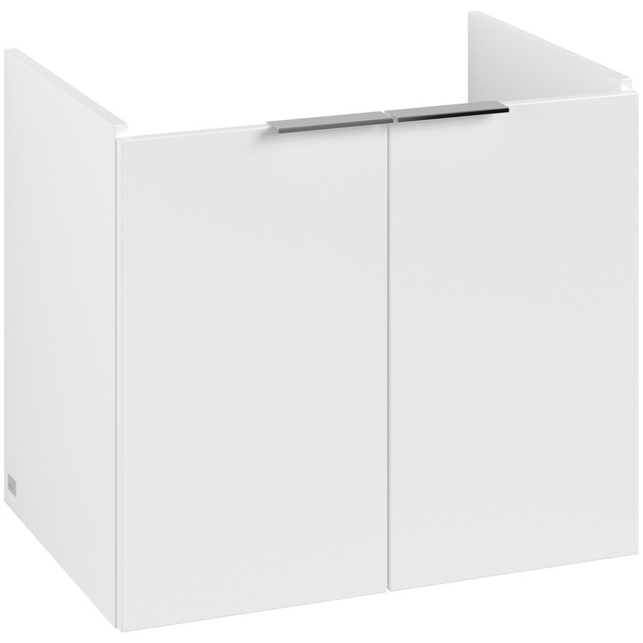 Wastafelonderkastkast ARCHITECTURA 600x520x420mm wit mat greep alu. glans