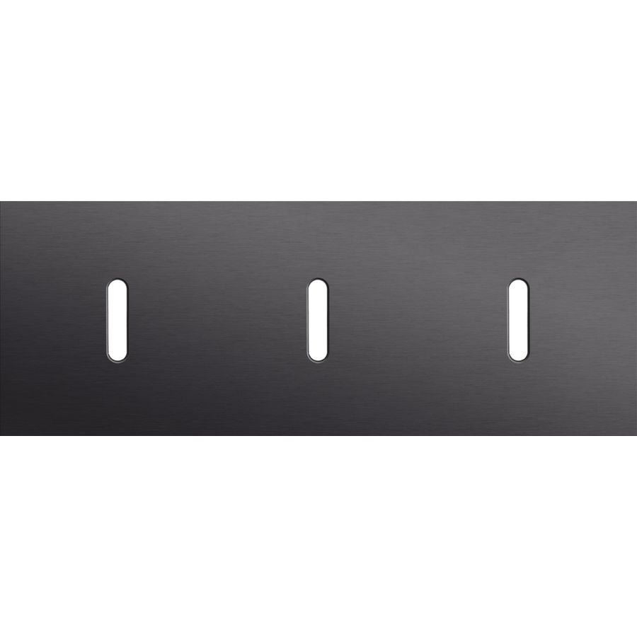 Afdekplaat 3-voud horiz. 71mm centerafst. 224-56701