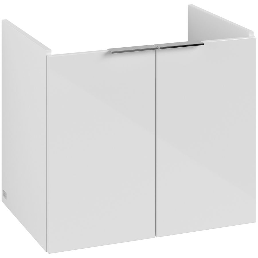 Wastafelonderkastkast ARCHITECTURA 600x520x420mm White greep alu. glans