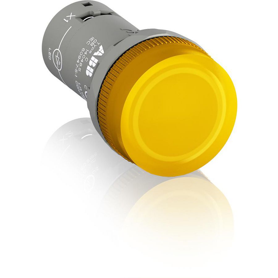 Compact signaallamp geel incl. led 110-130V AC