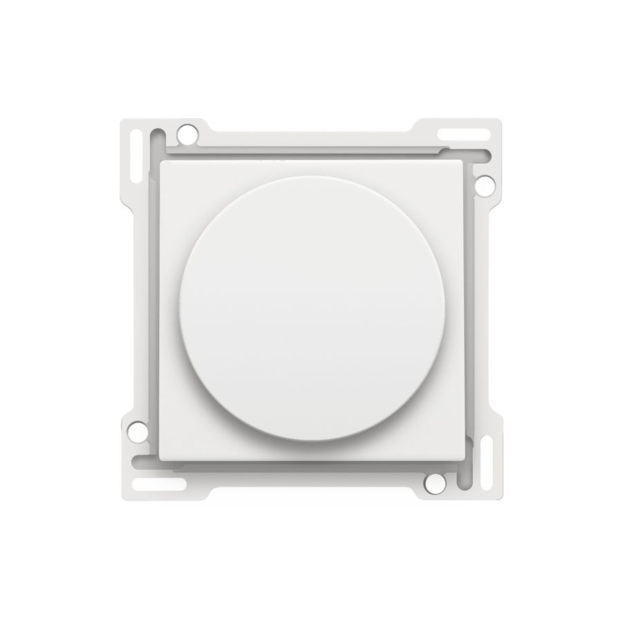 Afwerkingsset draaiknopdimmer/snelh.reg. incl.draaikn whitec