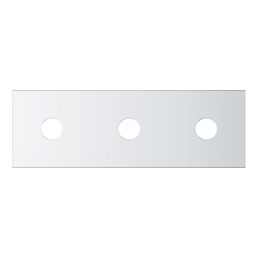 Rainshower aqua afdekplaat 3 stralen 26786000 chroom (Spa colors coll.)