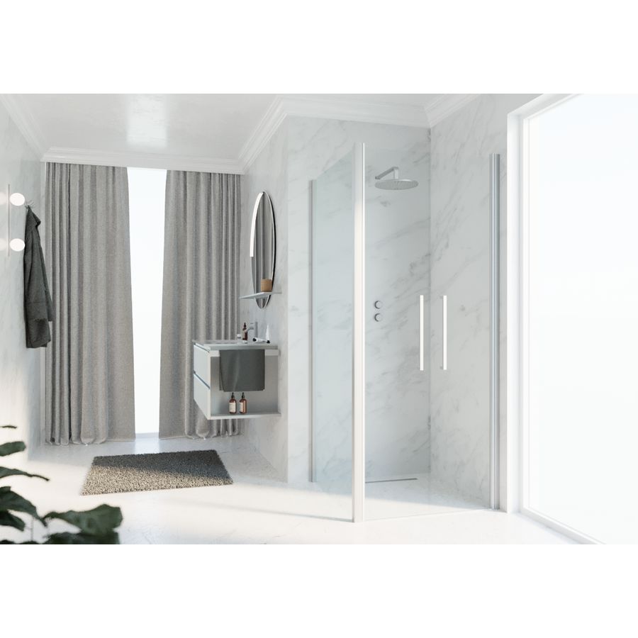 Young 2.0 2dlg draaideur 970-1010x2000mm matchr. helder