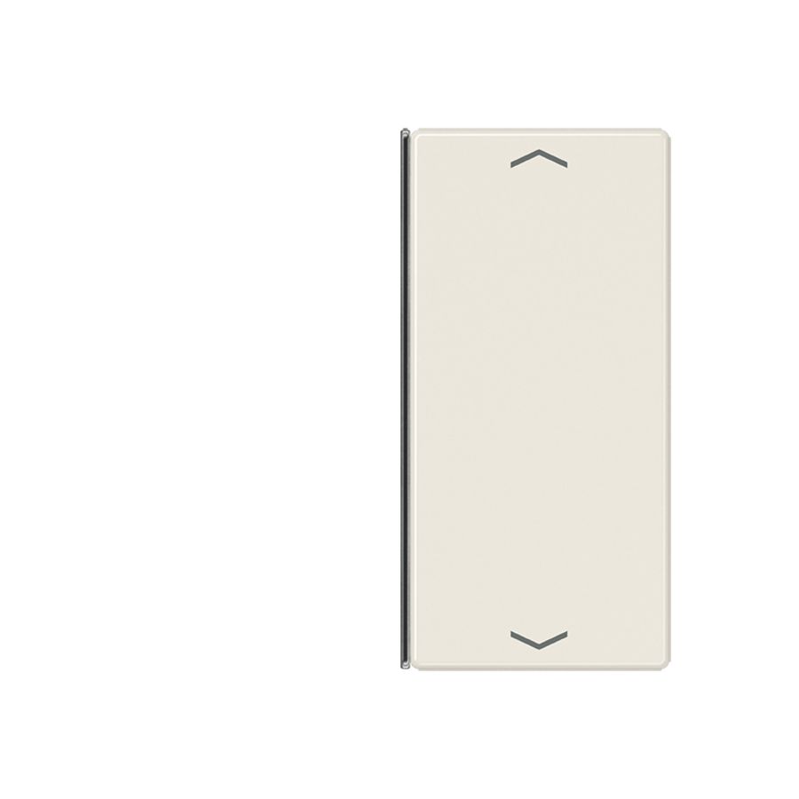 Tastafdekking A/AS 2-voudig pijl compleet wit KNX