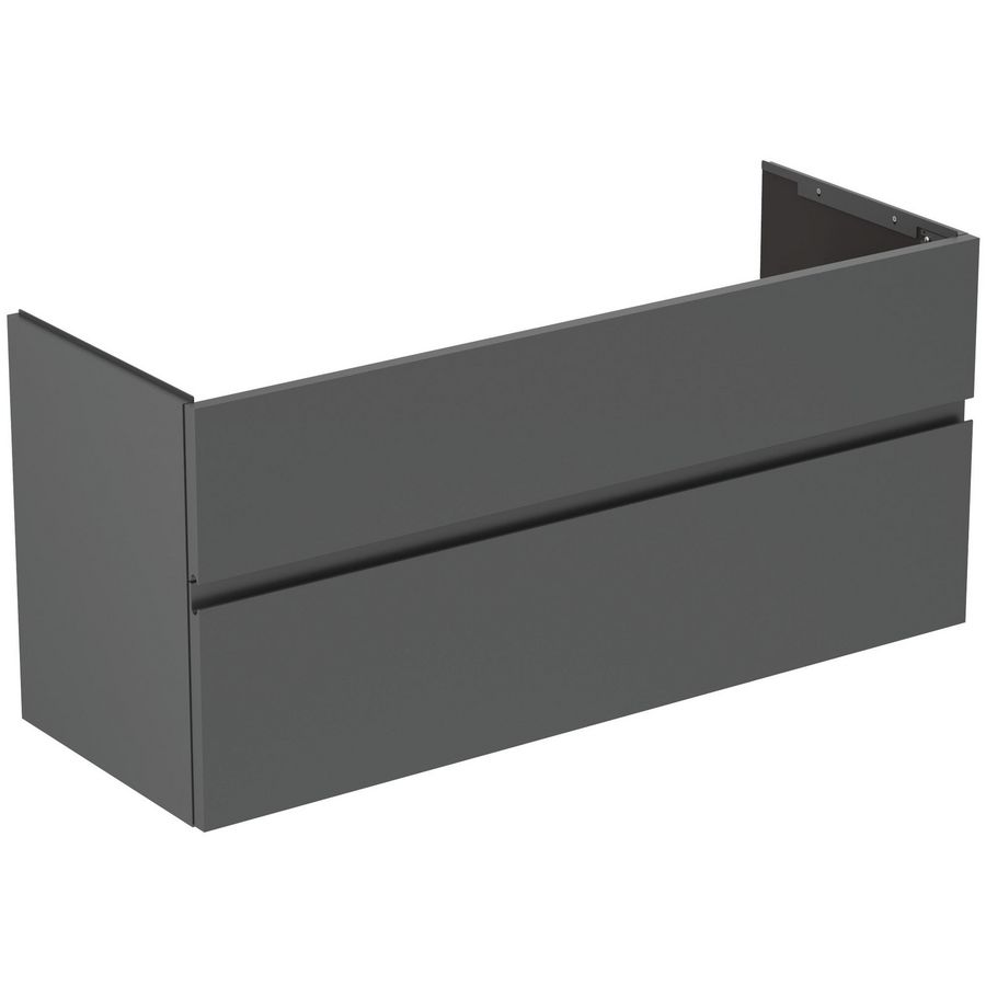 Wastafelmeubel 1200x440x545mm matt anthracite 2 laden Finesse