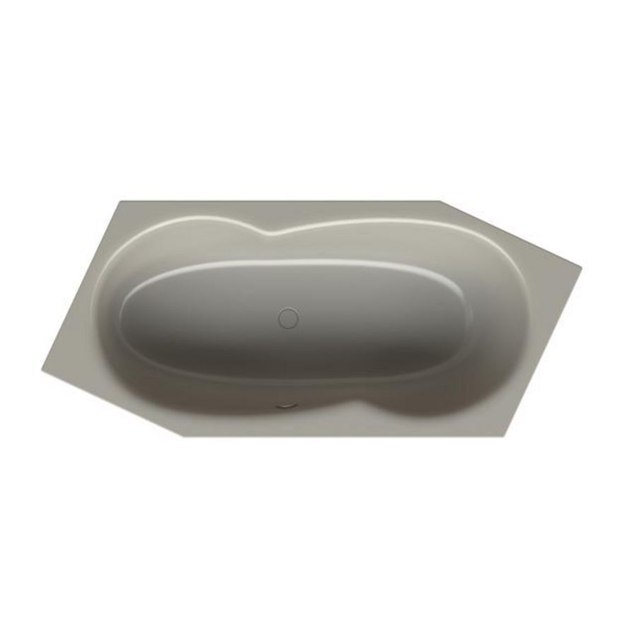 Bad BetteMetric 2060x900mm voeteind links ovlp voor Stone