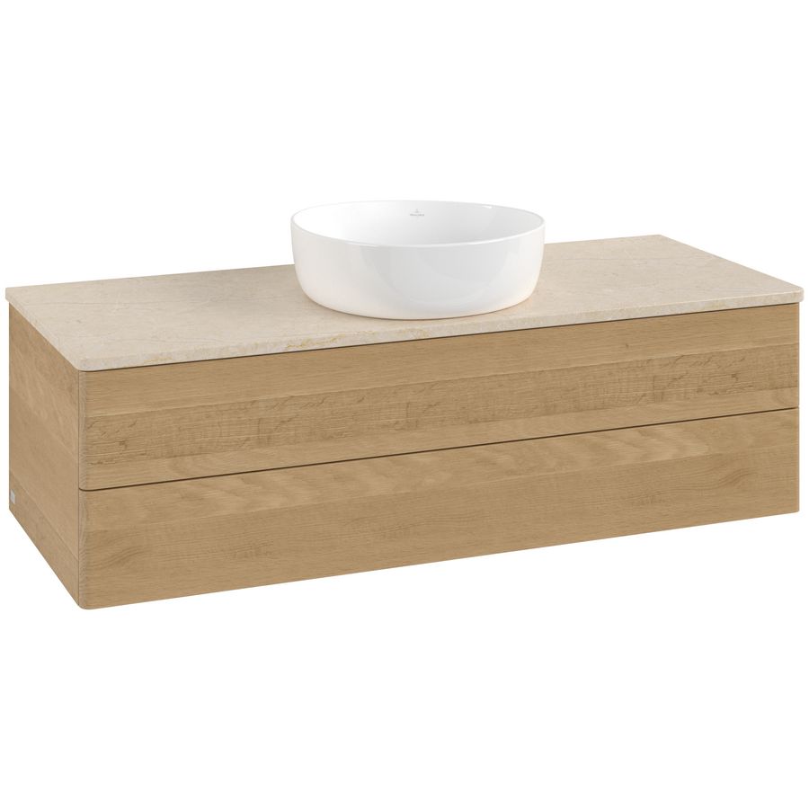 Wastafelonderkast Antao 1200x360x500mm Honey Oak K21013HN