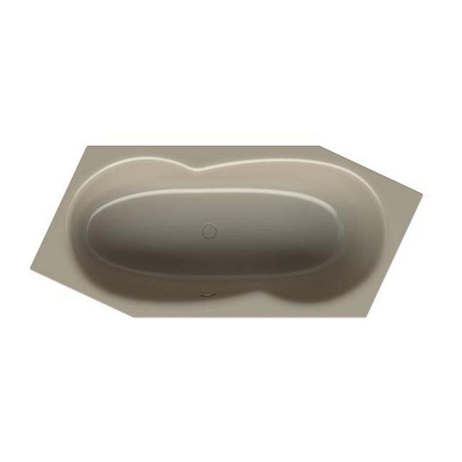Bad BetteMetric 2060x900mm voeteind links ovlp voor Cashmere