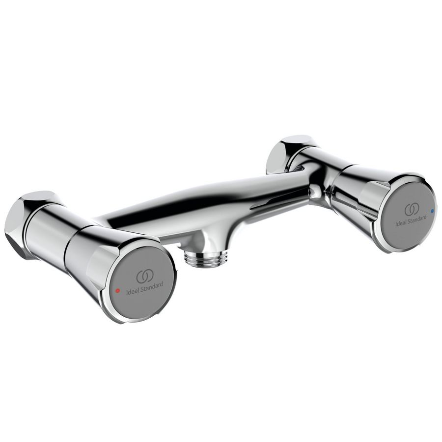 PROMO Nimbus II Messing Eco douchekraan chroom hoh 150mm excl. S-koppelingen (F3060AA)