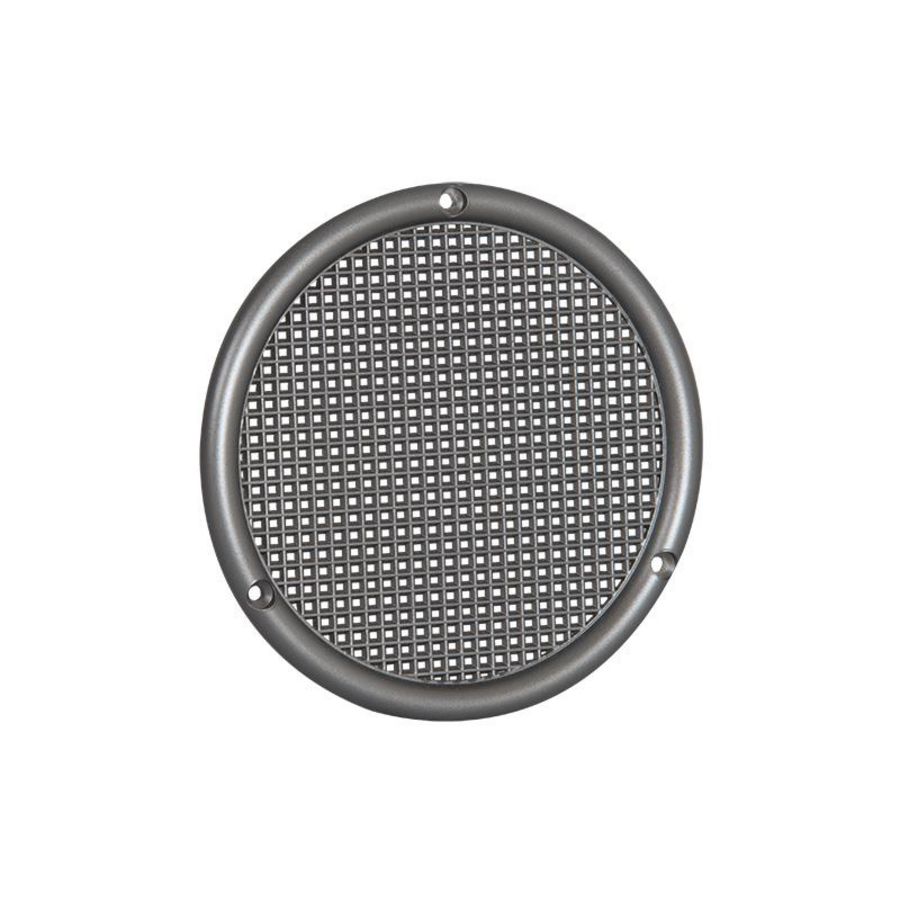 Ventilatierooster kunststof Ø73mm vlak RVS